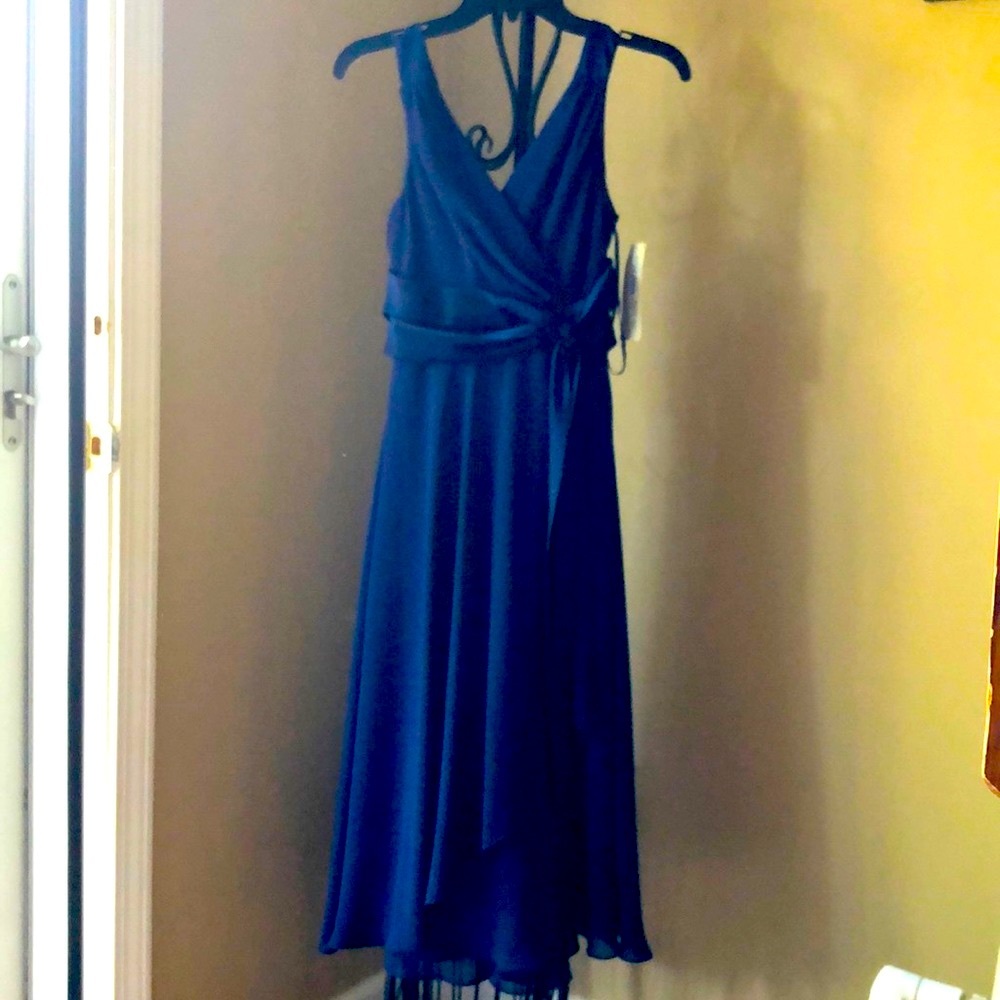 Formal dress, Evan Picone. Sapphire blue 8 Petite